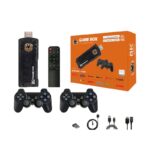 Φορητή κονσόλα παιχνιδιών Stick & Android TV Box με 2 χειριστήρια - X8 - 811177