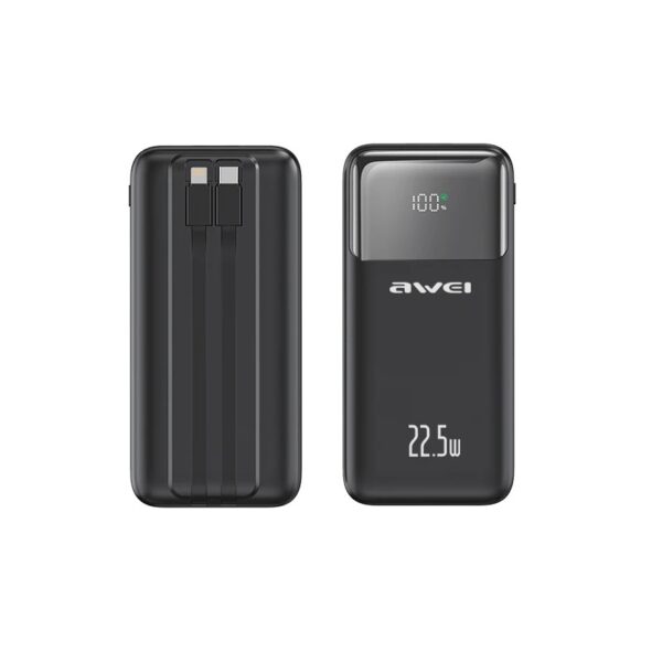 Powerbank - P106K - 10.000mah - 22.5W - AWEI - 007313 - Black