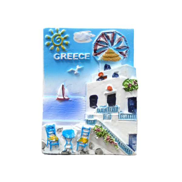 Tουριστικό μαγνητάκι Souvenir – Σετ 12pcs - Resin Magnet - Greece - 678261