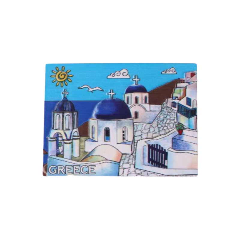 Tουριστικό μαγνητάκι Souvenir – Σετ 12pcs - Resin Magnet - Greece - 678324