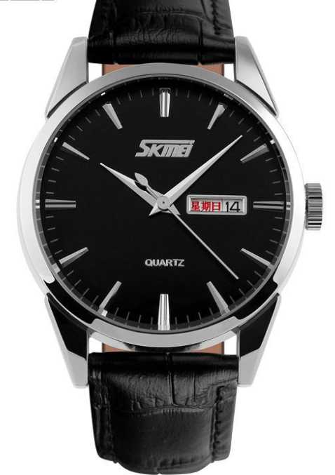 Αναλογικό ρολόι χειρός – Skmei - 9073 - Black/Silver