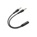 Αντάπτορας Female 3.5mm Jack σε Male Audio & Microphone Jack 3.5mm - AUX-002 - AWEI - 888124