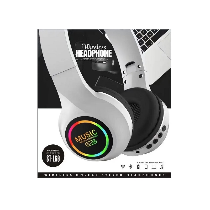 Ασύρματα ακουστικά - Headphones - ST-L68 - 674943 - White