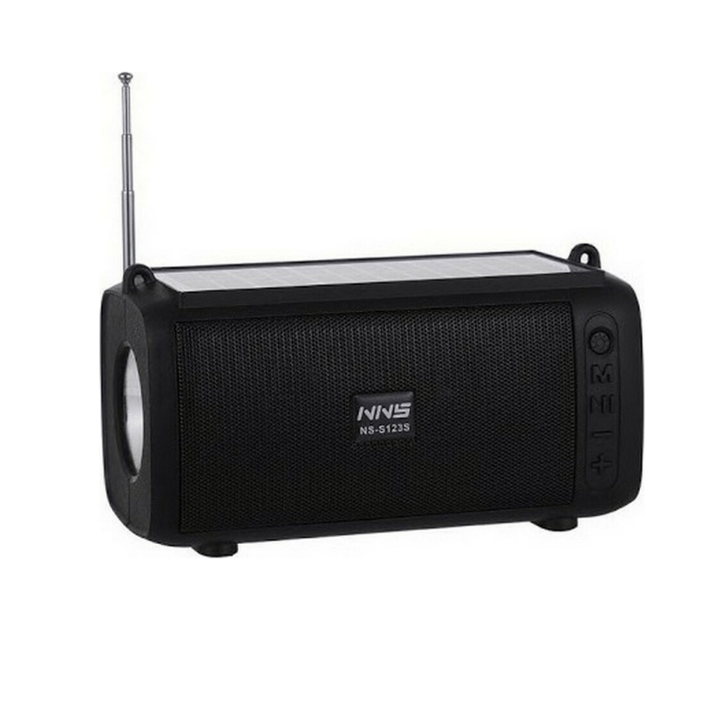 Ασύρματο ηχείο Bluetooth - Solar - NS123S - 881391 - Black