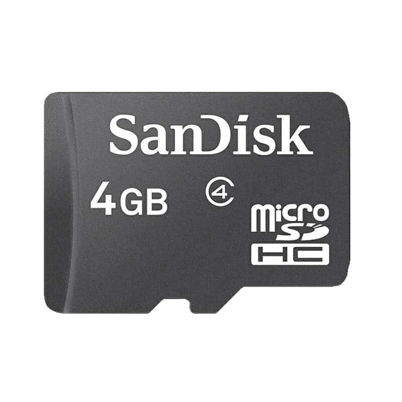 Κάρτα μνήμης με αντάπτορα - Micro SD - 4GB - 905038SD