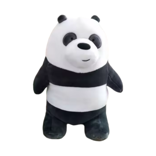 Λούτρινο κουκλάκι Αρκουδάκι - 274655 - Panda - Black/White