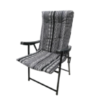 Πτυσσόμενη καρέκλα camping - 1297-50 - 100014 - Black/White