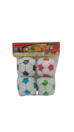 Σετ μαλακά μπαλάκια παιχνιδιού - 3#  - 4pcs - 0648-52 - 222067