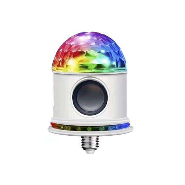 Φωτορυθμικό με ηχείο Bluetooth - Λάμπα Ε27 – Magic Ball - RGB - 487963