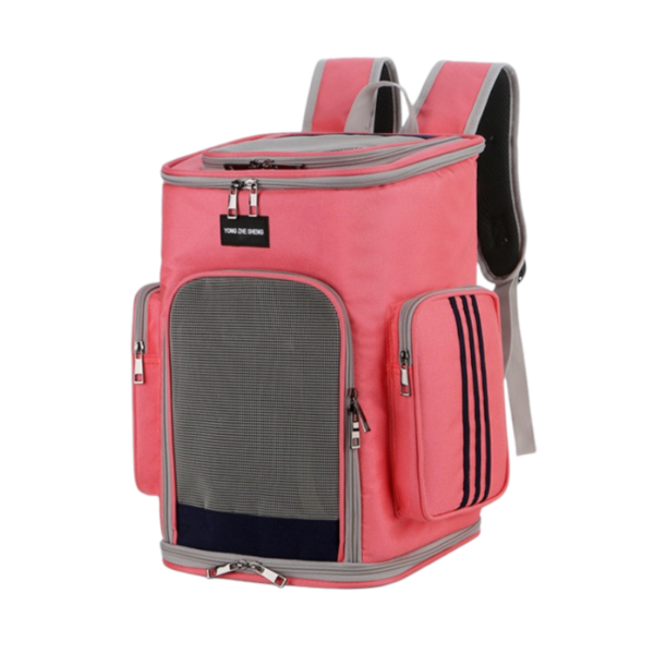 Τσάντα μεταφοράς κατοικιδίου - Backpack - 40x25x27cm - 550068 - Pink