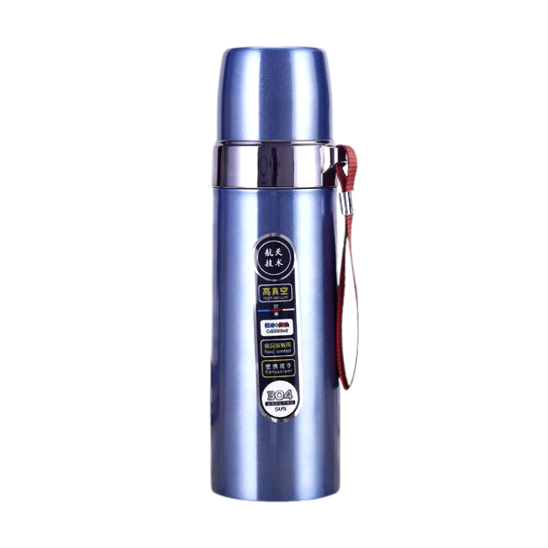 Φορητό παγούρι-θερμός - 500ml - 123767 - Blue