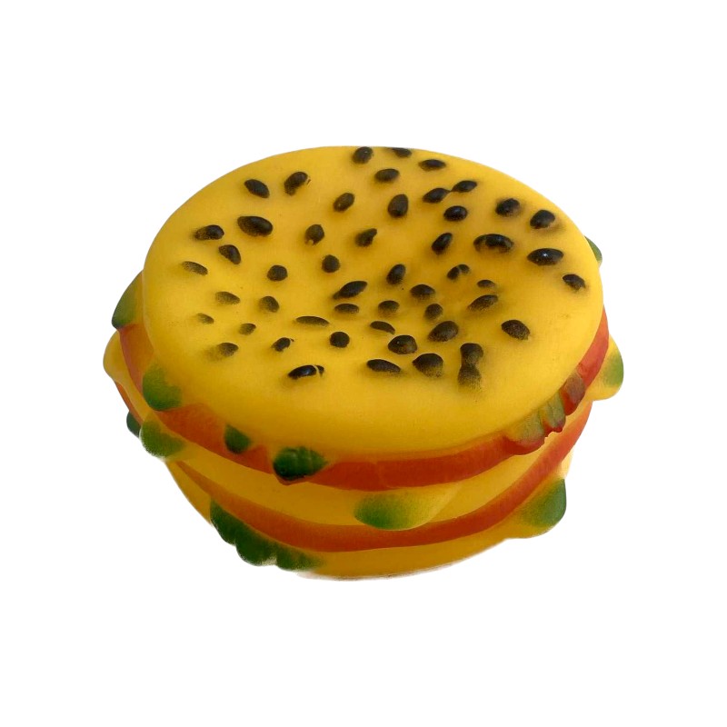 Παιχνίδι σκύλου Latex Burger - 8x4cm - 12pcs - 550383