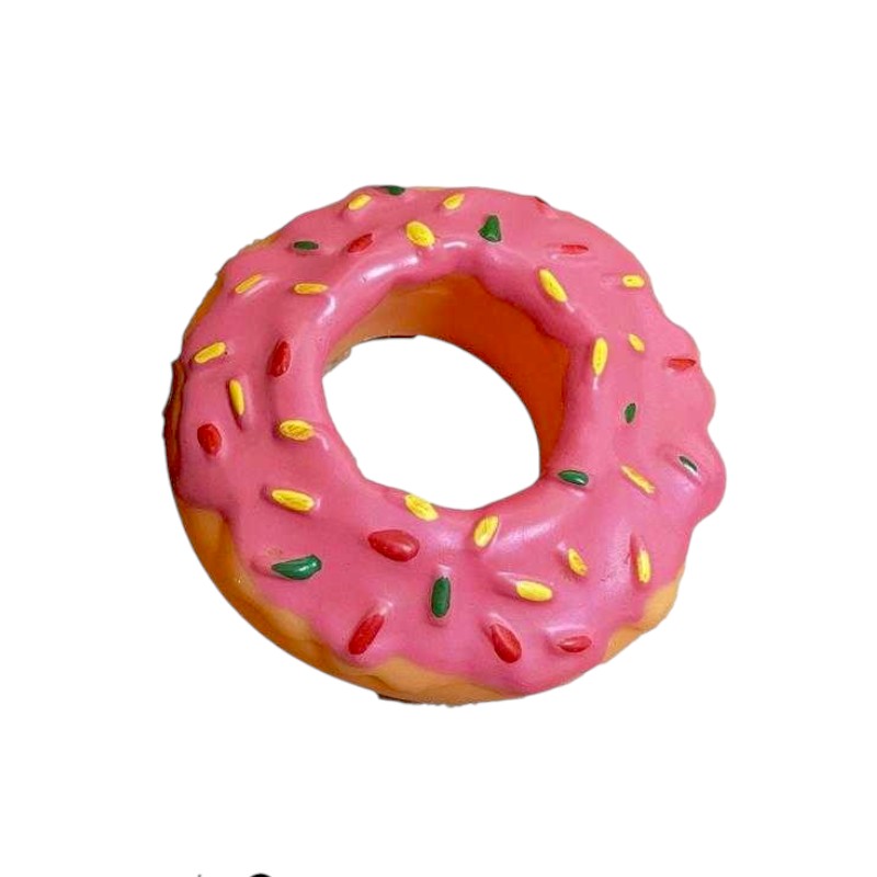 Παιχνίδι σκύλου Latex Donut - 12.5cm - 12pcs - 550417