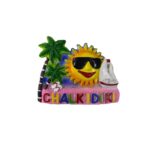 Tουριστικό μαγνητάκι Souvenir – Σετ 12pcs - Resin Magnet - Chalkidiki - 678099