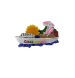 Tουριστικό μαγνητάκι Souvenir – Σετ 12pcs - Resin Magnet - Chalkidiki - 678096