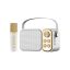 Ασύρματο ηχείο Bluetooth με μικρόφωνο Karaoke - YS-103 - 887288 - White